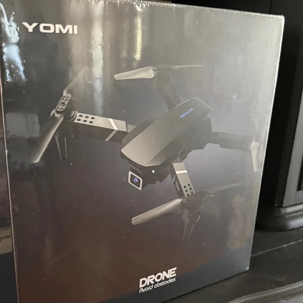Black Drone with Advanced Obstacle Avoidance